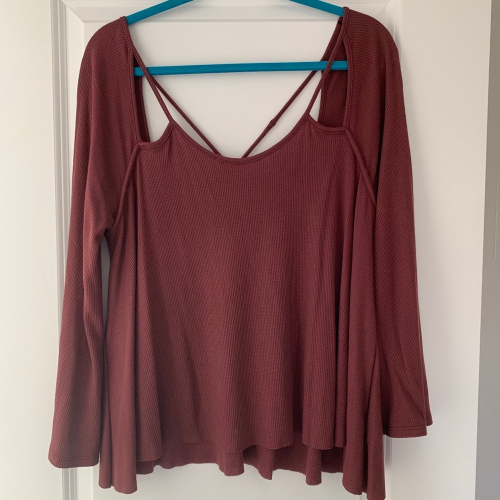 Long Sleeve Cross Tee - Medium